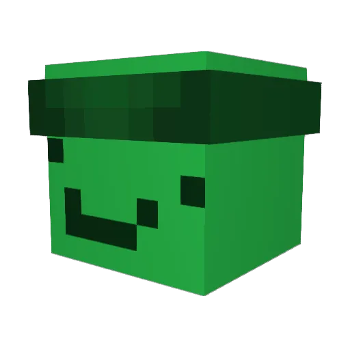 ItzLuksu Minecraft avatar head, 3D render