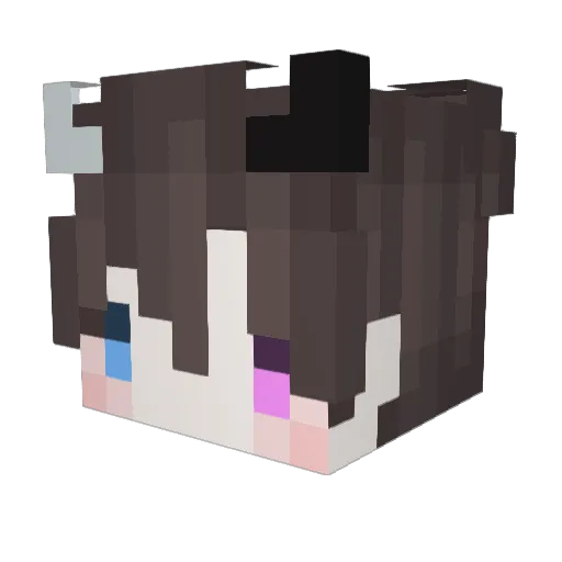 ItzMCmapX_ Minecraft avatar head, 3D render