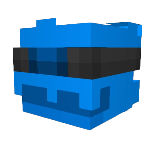 ItzMP_ Minecraft avatar head, 3D render