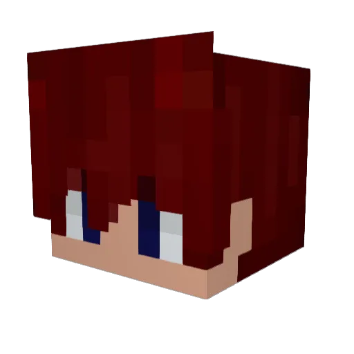 ItzMaceyyy Minecraft avatar head, 3D render
