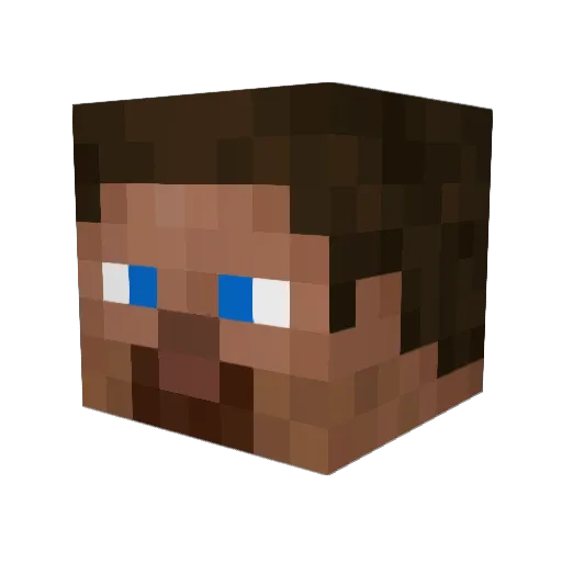 ItzMaraptor Minecraft avatar head, 3D render
