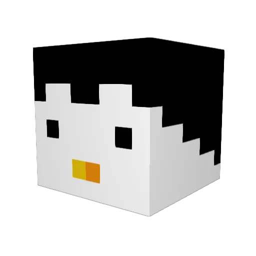 ItzMaxGamer Minecraft avatar head, 3D render