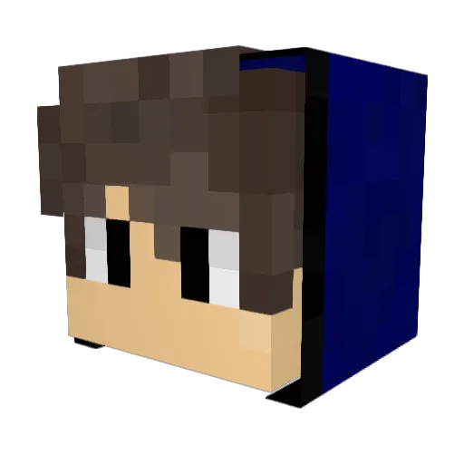 ItzMaxRoyal Minecraft avatar head, 3D render