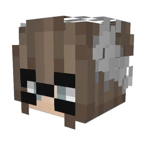 ItzMaya_ Minecraft avatar head, 3D render