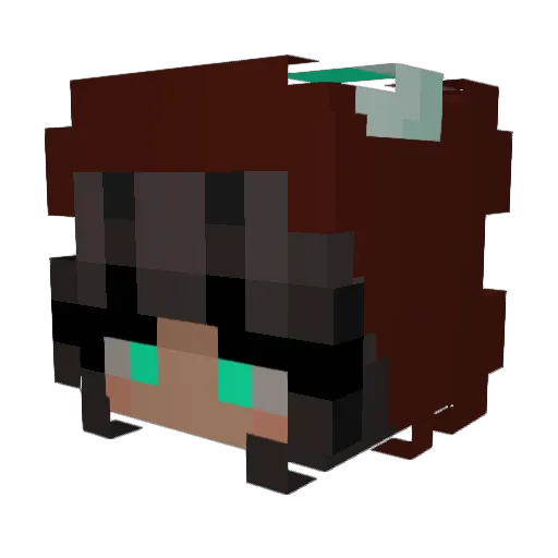 ItzMeCevap Minecraft avatar head, 3D render