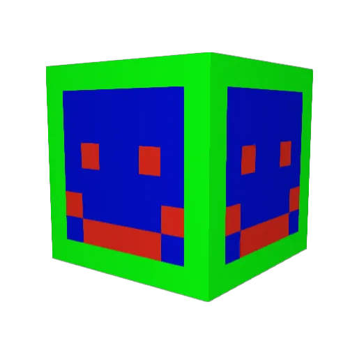 ItzMeJolly Minecraft avatar head, 3D render