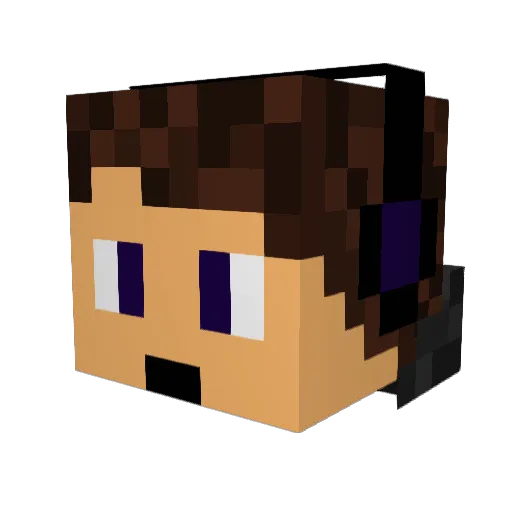 ItzMeNick_ Minecraft avatar head, 3D render