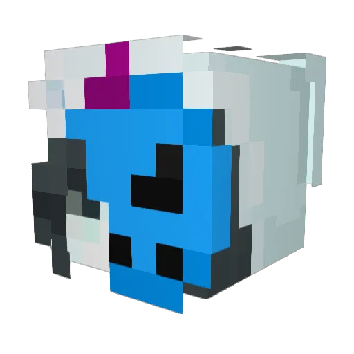 ItzMeNoxy Minecraft avatar head, 3D render
