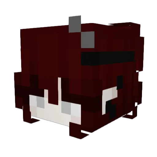 ItzMeOctavia Minecraft avatar head, 3D render