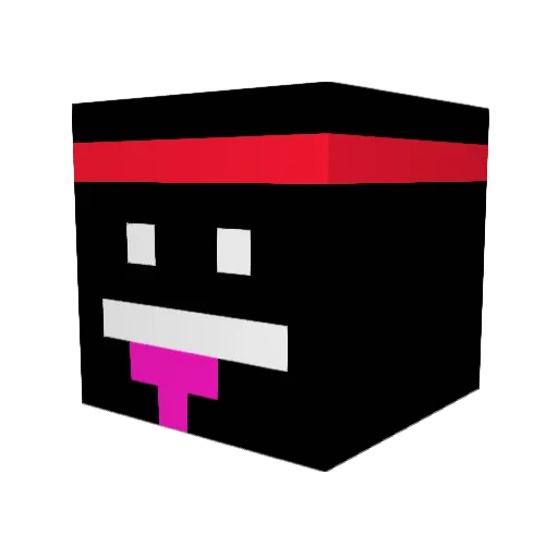 ItzMeTuck Minecraft avatar head, 3D render