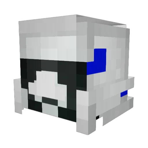 ItzMeeeeeee Minecraft avatar head, 3D render
