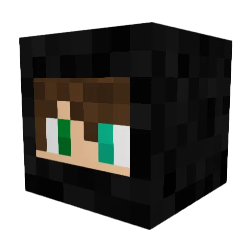 ItzMegaKnight27 Minecraft avatar head, 3D render