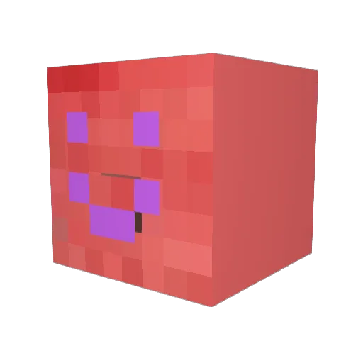 ItzMeh15 Minecraft avatar head, 3D render
