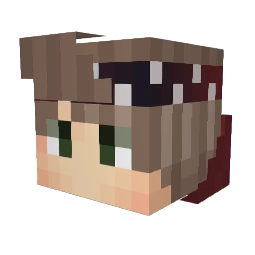 ItzMike_ Minecraft avatar head, 3D render