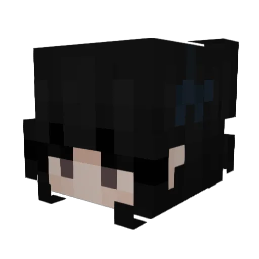 ItzMilkyy Minecraft avatar head, 3D render