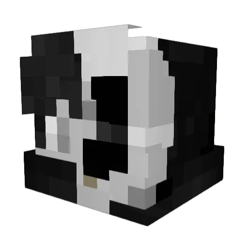 ItzModzz_ Minecraft avatar head, 3D render