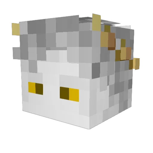 ItzMoltenGold Minecraft avatar head, 3D render