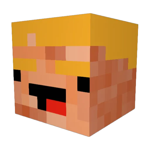ItzMongoTv__ Minecraft avatar head, 3D render