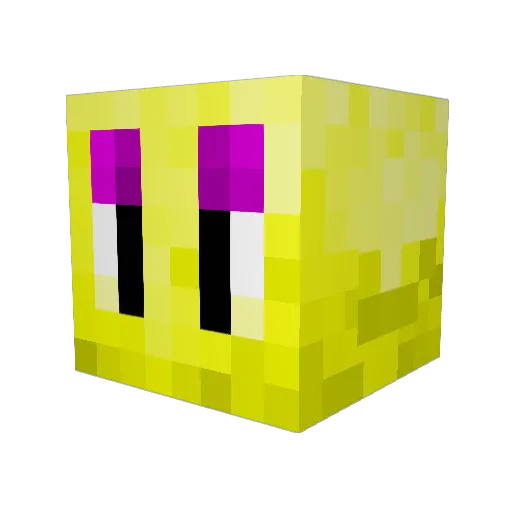 ItzMrLemon Minecraft avatar head, 3D render