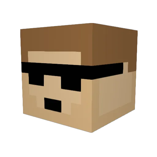 ItzMsy Minecraft avatar head, 3D render