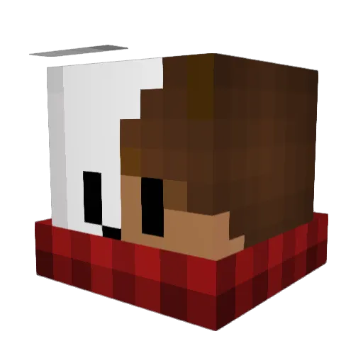 ItzMuhamed Minecraft avatar head, 3D render