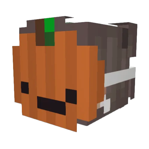 ItzMzy Minecraft avatar head, 3D render