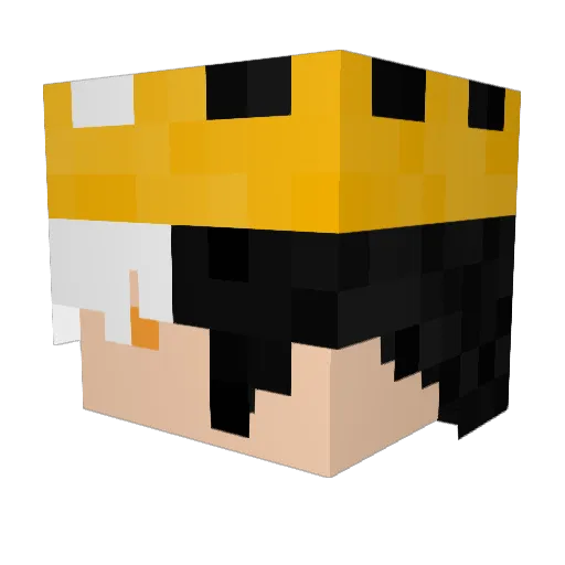 ItzN1ghtmar3 Minecraft avatar head, 3D render