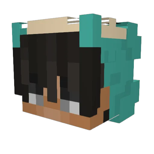 ItzNXTHXN Minecraft avatar head, 3D render