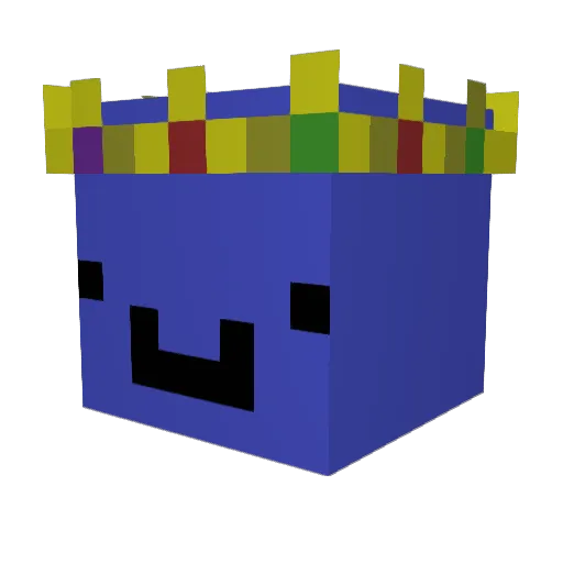 ItzNett Minecraft avatar head, 3D render