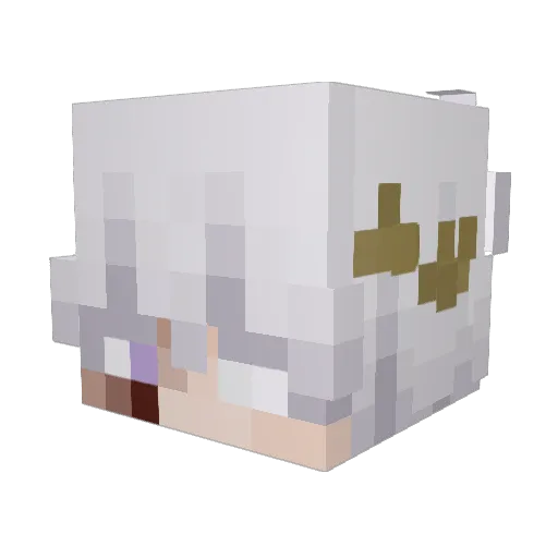 ItzNexity Minecraft avatar head, 3D render