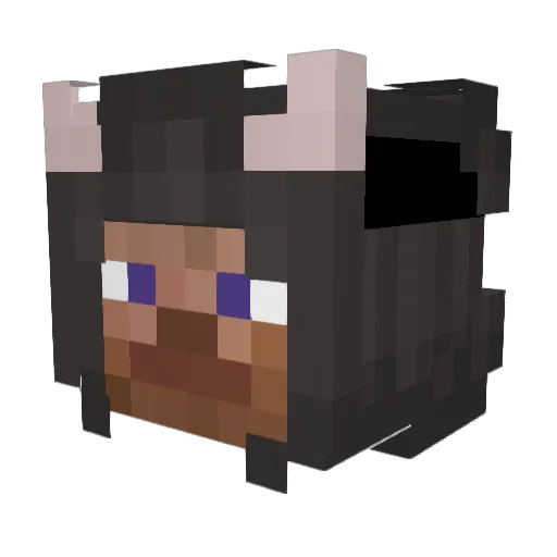 ItzNick610 Minecraft avatar head, 3D render