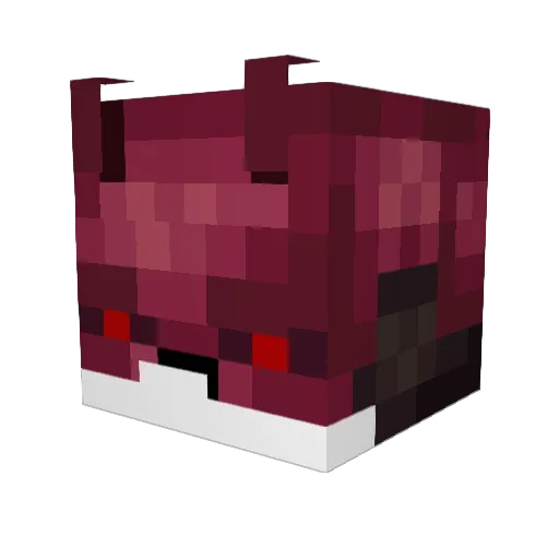 ItzNinja06 Minecraft avatar head, 3D render