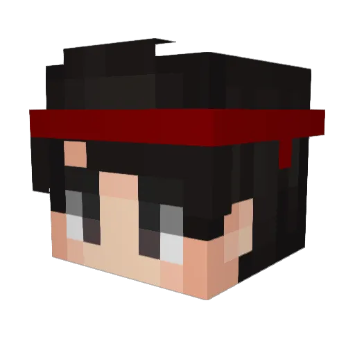ItzNotMe Minecraft avatar head, 3D render