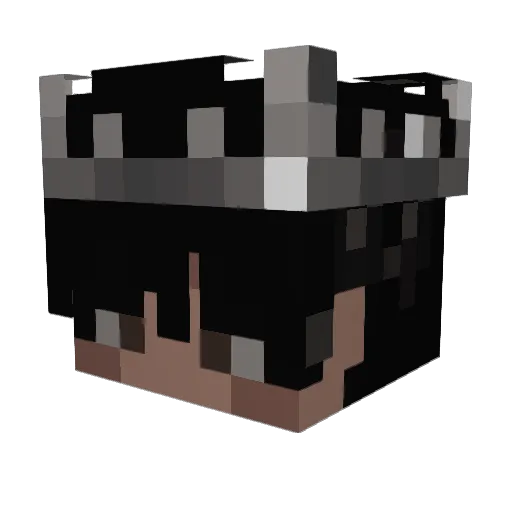 ItzNotYusuf Minecraft avatar head, 3D render