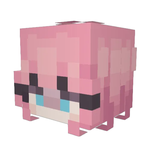 ItzNulify Minecraft avatar head, 3D render
