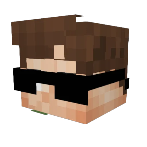 ItzOkay2BeGay Minecraft avatar head, 3D render