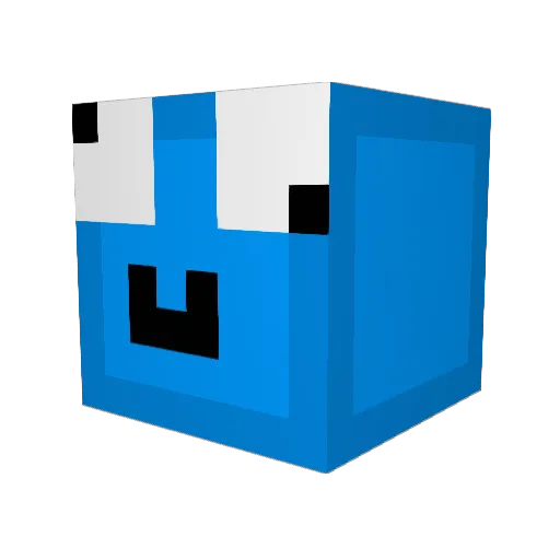 ItzOwo Minecraft avatar head, 3D render