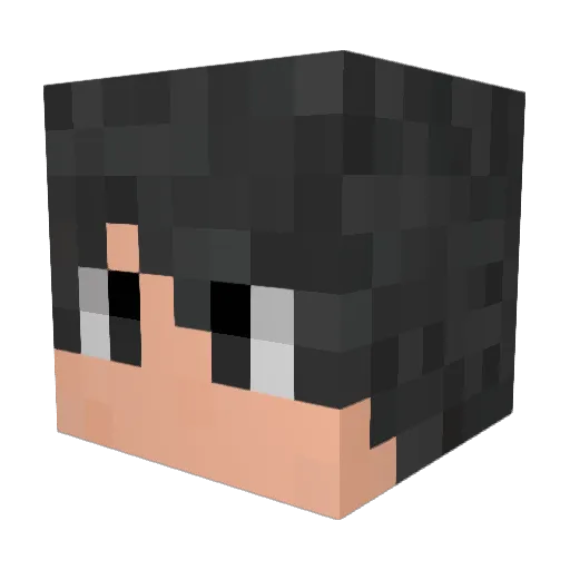 ItzPabloPvP Minecraft avatar head, 3D render
