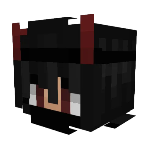 ItzPantherJmL Minecraft avatar head, 3D render