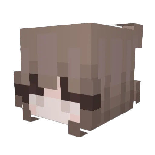 ItzPastil Minecraft avatar head, 3D render