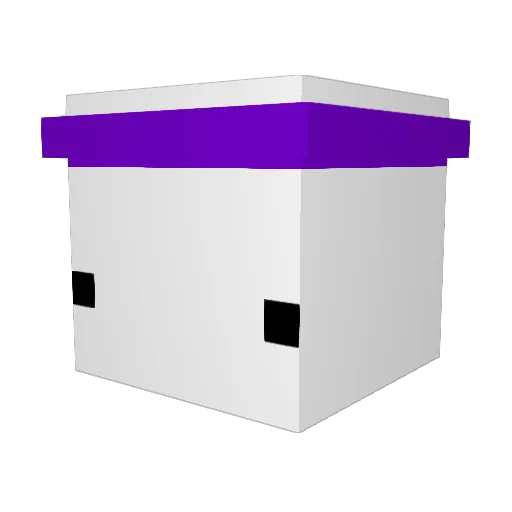 ItzPebzz Minecraft avatar head, 3D render