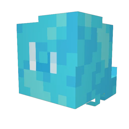 ItzPhynix Minecraft avatar head, 3D render