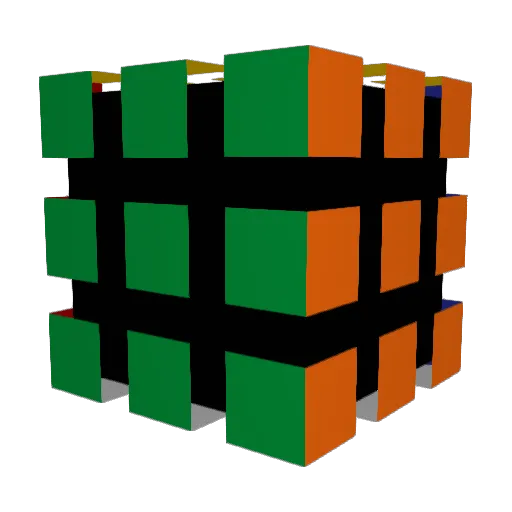 ItzPixels Minecraft avatar head, 3D render