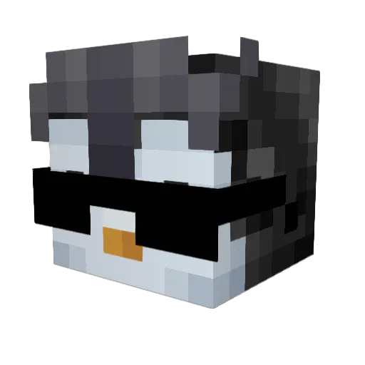 ItzPongo Minecraft avatar head, 3D render