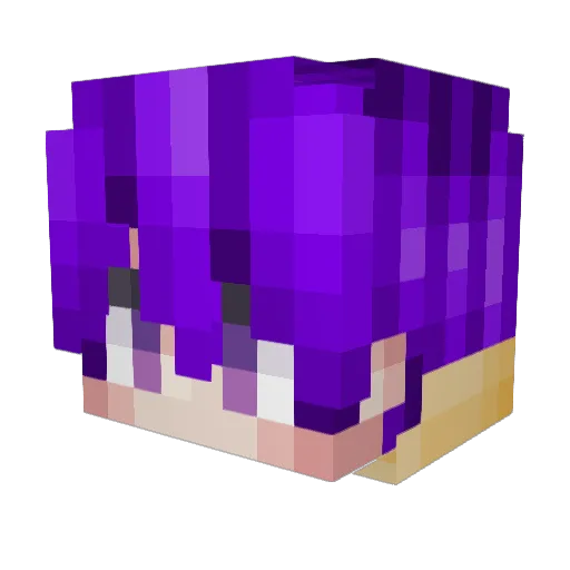 ItzPuTHz Minecraft avatar head, 3D render