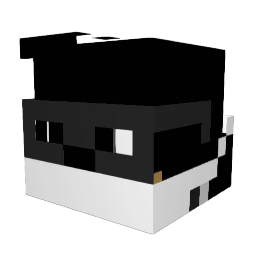 ItzQwerty Minecraft avatar head, 3D render