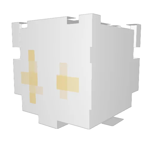 ItzRavenReal Minecraft avatar head, 3D render