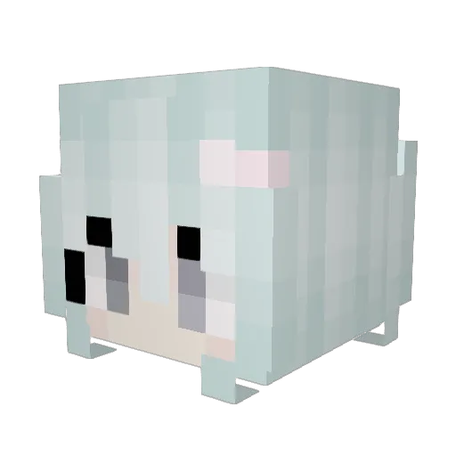 ItzRealNight Minecraft avatar head, 3D render