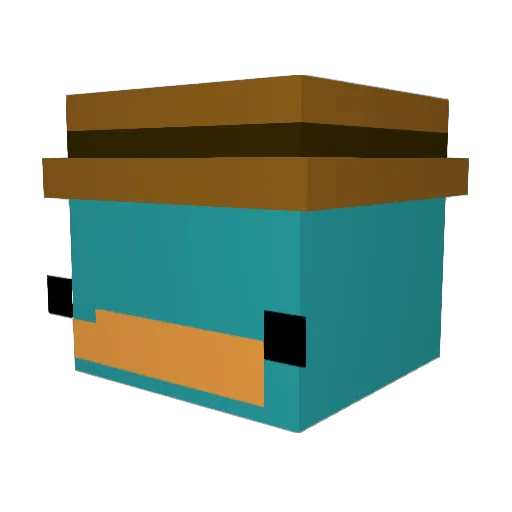ItzRealTronez Minecraft avatar head, 3D render