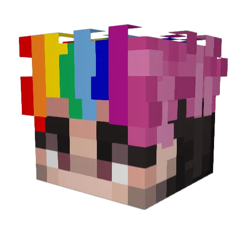 ItzRealZenZer Minecraft avatar head, 3D render